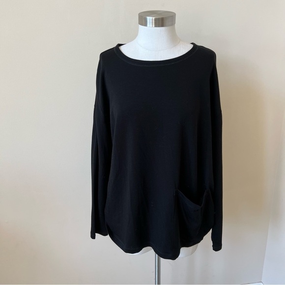 Eileen Fisher drop shoulder light weight sweater 13095 - Picture 2 of 8